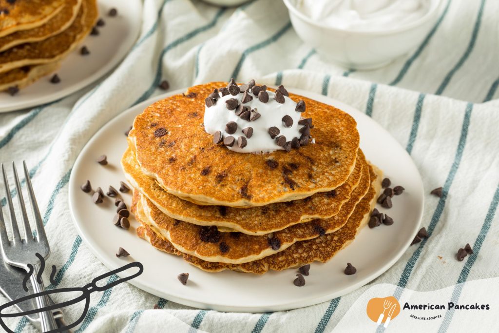 Chocolade-chip American Pancakes